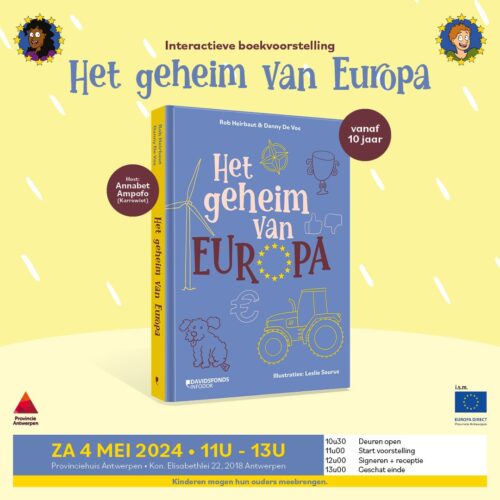 Boeklancering “Het geheim van Europa” door Rob Heirbaut en Danny De Vos