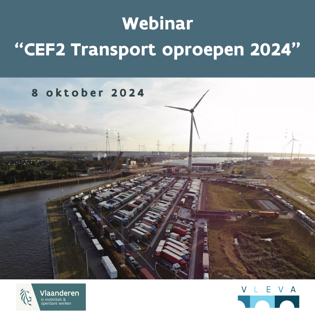 Webinar "CEF2 Transport oproepen 2024"